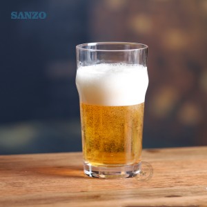 Sanzo 8 ออนซ์แก้วเบียร์แก้วเบียร์ที่กำหนดเองพรรคแก้วเบียร์