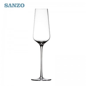 SANZO แก้วแชมเปญสีดำปรับแต่งแชมเปญแก้วแชมเปญสีชมพูทรงกระบอกแก้วแชมเปญ